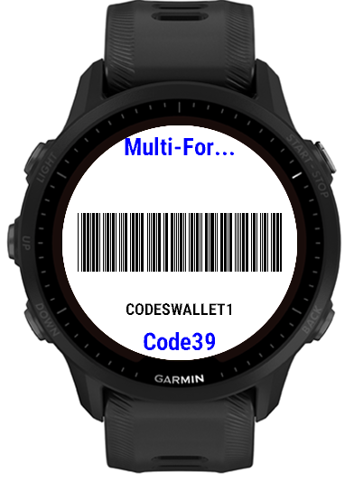 Code 39 example on-watch