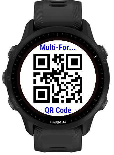 QR Code example on-watch