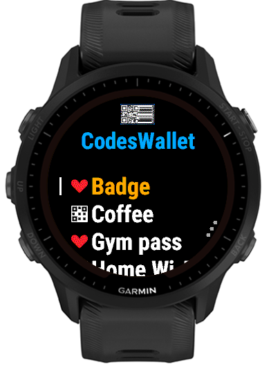 Home screen with a flat list of items